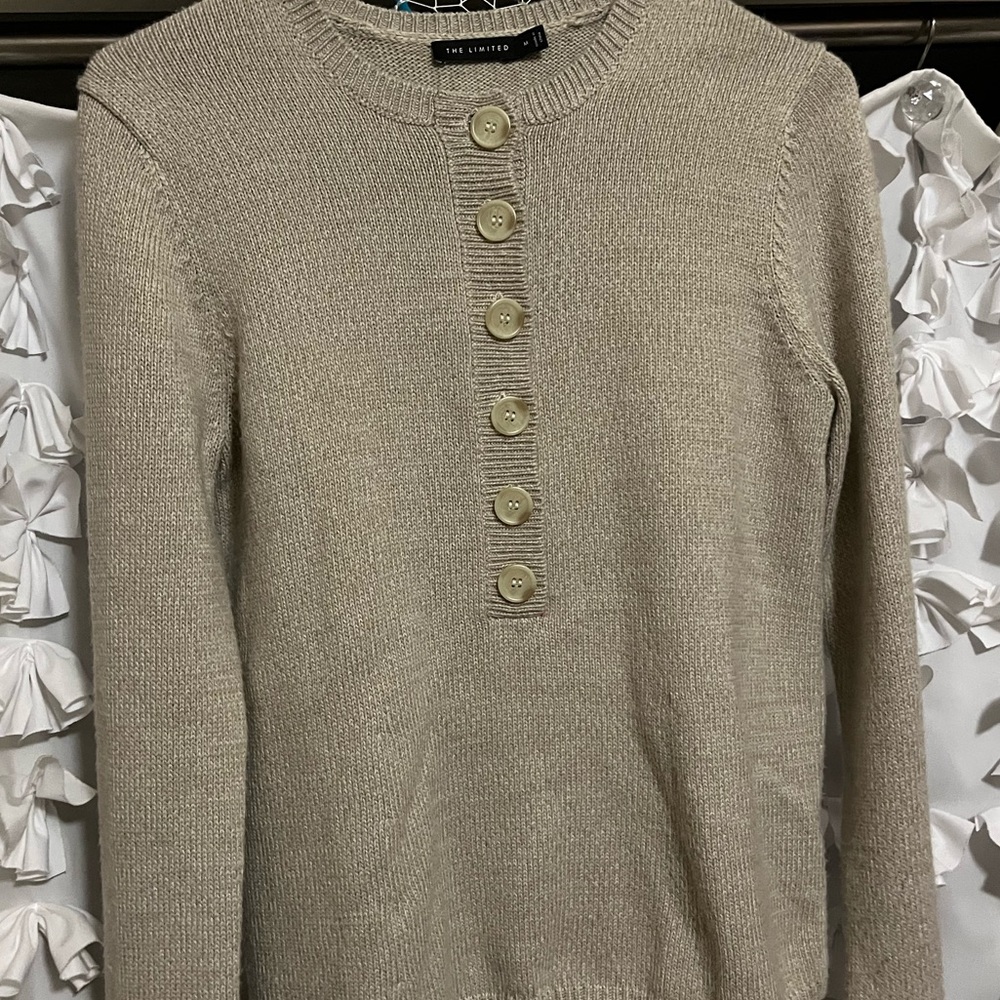 Comfy beige sweater (M)